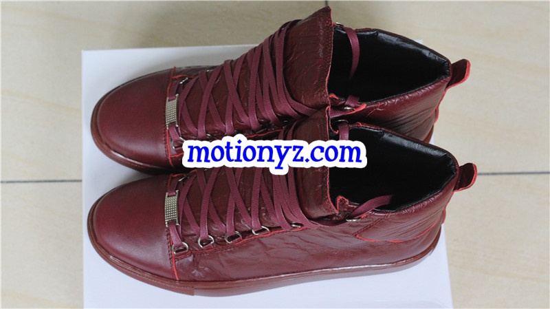 Balenciaga Arena Leather Red Wine